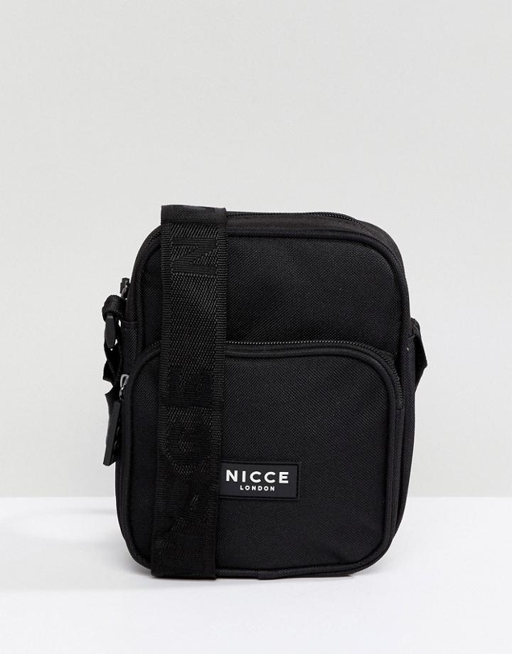 Nicce London Flight Bag In Black - Black