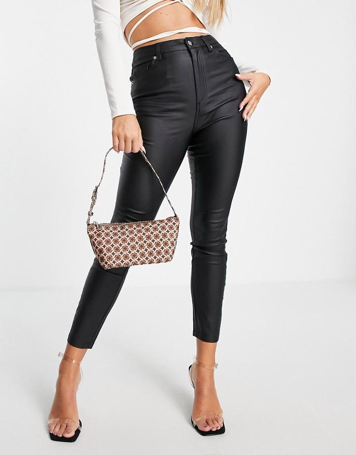 Asos Design Angled Shoulder Bag In Monogram Print-multi