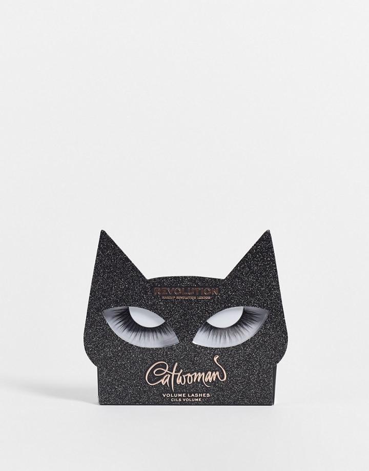 Revolution X Dc Comics Catwoman False Eyelashes-black