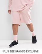 Puma Plus Waffle Shorts In Pink Exclusive To Asos - Pink
