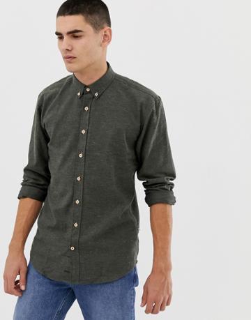Kronstadt Army Melange Shirt - Green