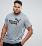 Puma Plus Ess No.1 T-shirt In Gray 83824103 - Gray