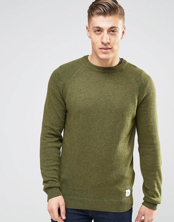 Bellfield Crew Neck Sweater - Green