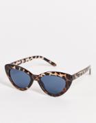 Aj Morgan Women's Cat-eye Sunglasses In Brown Tort