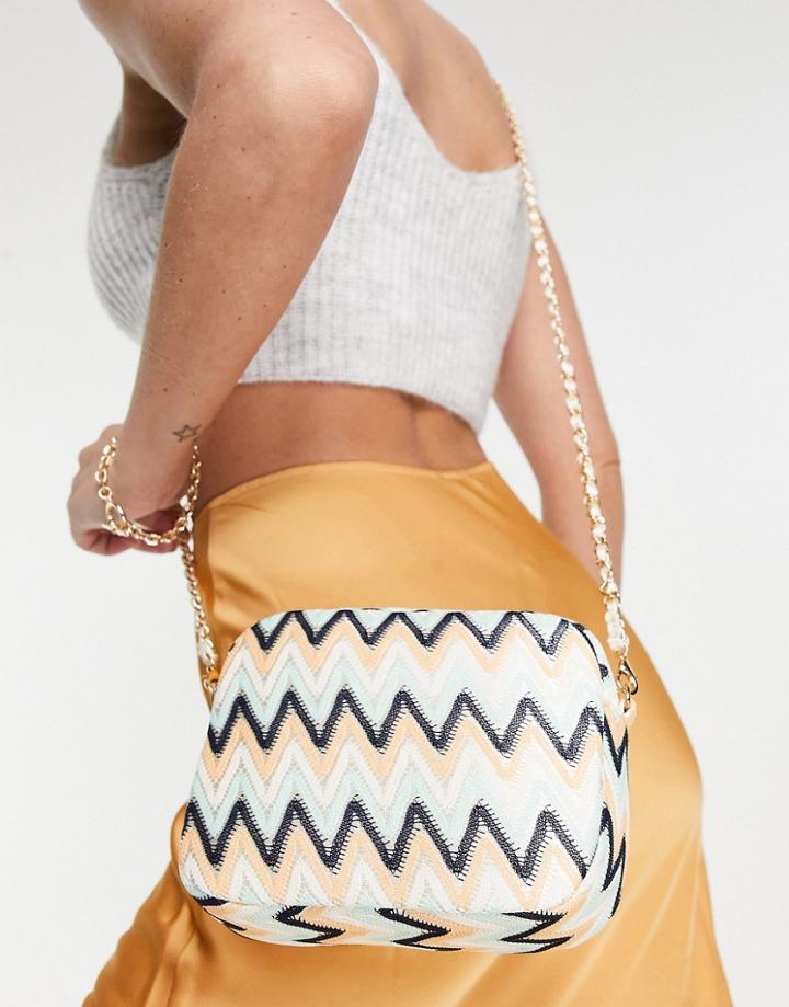 Becksondergaard Printed Crossbody Bag Peach-orange