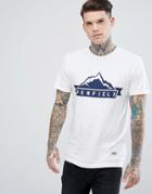 Penfield Mountain Logo T-shirt Regular Fit In White - White