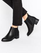 New Look Flat Chelsea Boot - Black