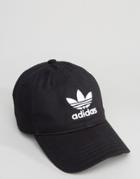 Adidas Originals Trefoil Cap In Black Bk7277 - Black