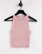 & Other Stories Knitted Tank Top In Red