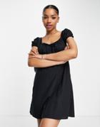 Hollister Mini Dress In Black