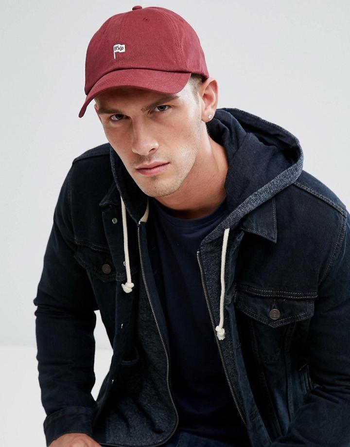 Herschel Supply Co Sylas Baseball Cap In Red - Red
