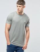 Asos T-shirt With Crew Neck And Logo In Green - Mangrove