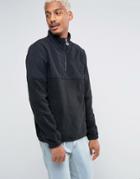 Fila Black Overhead Fleece Sweatshirt - Black