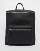 Smith And Canova Leather Backpack - Black