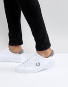 Fred Perry Spencer Canvas Sneakers In White - White