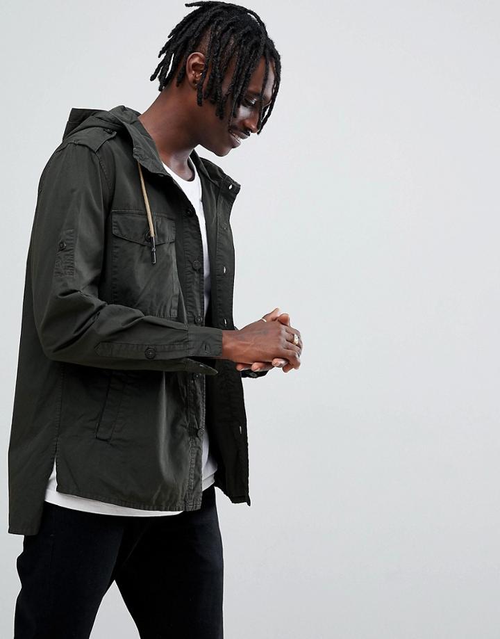 Antony Morato Lightweight Parka In Khaki