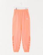Adidas Originals Large Trefoil Track Pant In Coral-orange