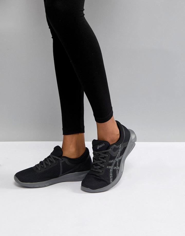 Asics Running Nitrofuze 2 Sneakers In Black - Black