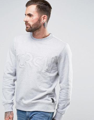 Crosshatch Logo Sweatshirt - Gray
