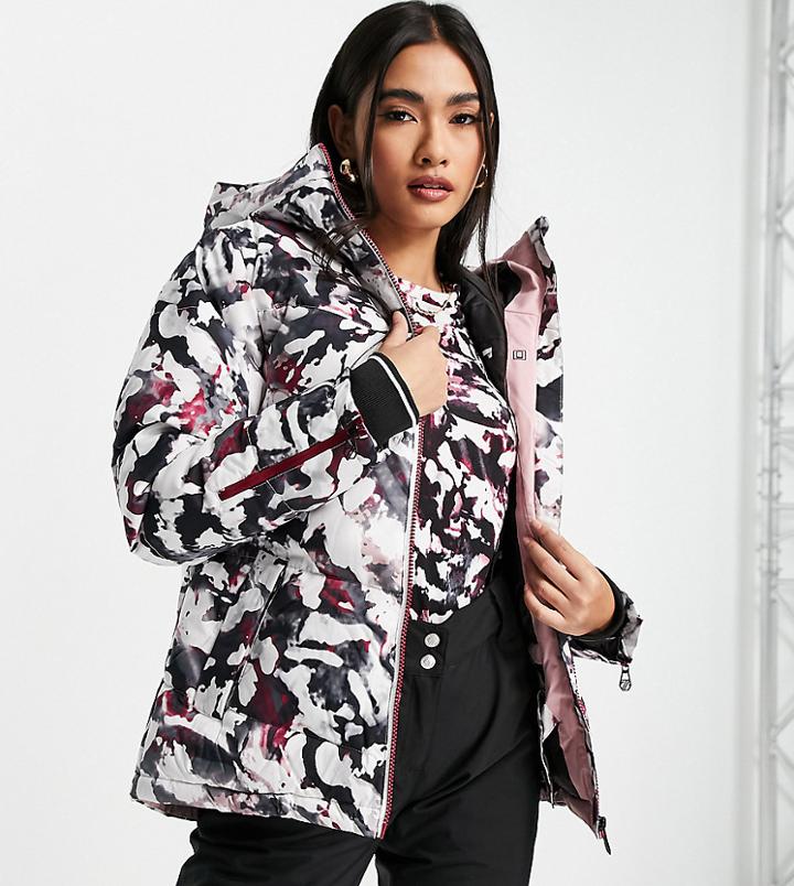Dare 2b Verdict Ski Jacket In Powder Pink Tempest Print