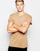 New Look Crew Neck T-shirt - Brown