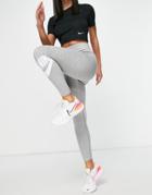 Nike Futura Leggings In Gray-grey