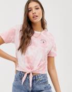 Hollister Tie Dye T-shirt-green