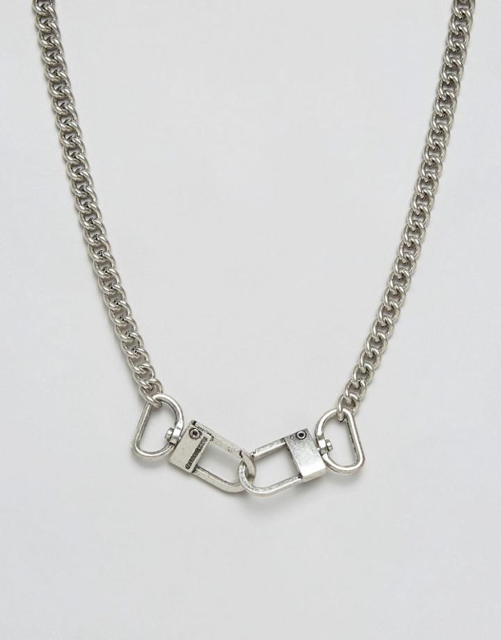 Chained & Able Jean Chain In Silver - Silver