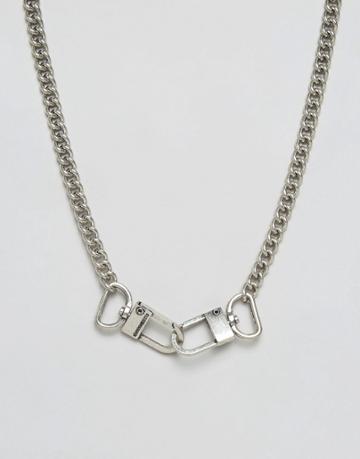 Chained & Able Jean Chain In Silver - Silver