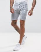 Gym King Shorts In Gray Velour - Gray