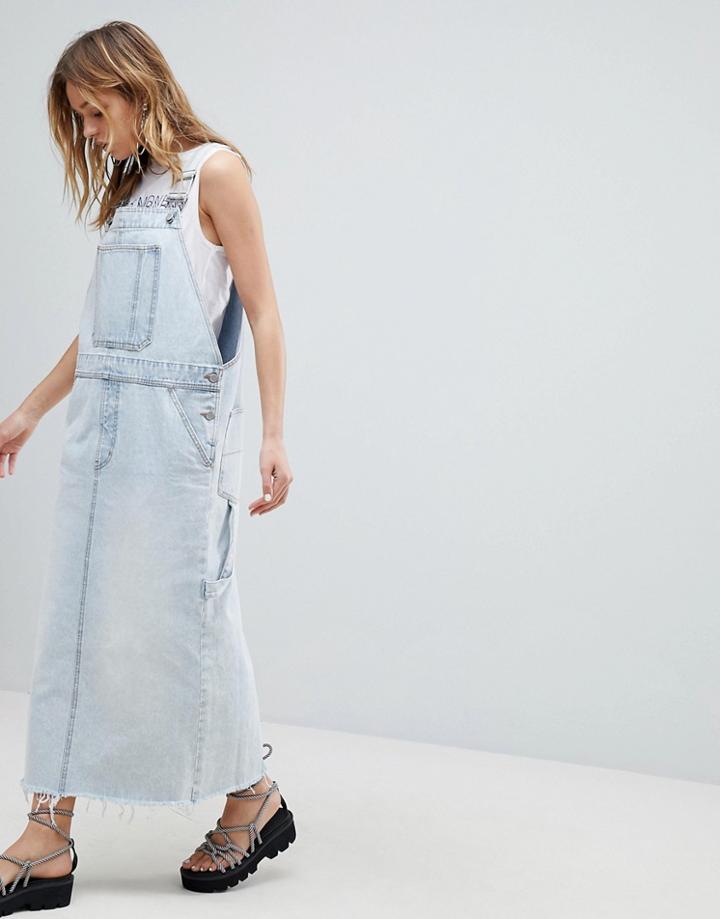 Cheap Monday 90s Overall Dress - Blue