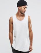 Jack & Jones Plain Tank - Treated White