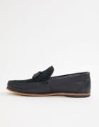 Silver Street Contrast Tassel Loafer In Navy - Navy