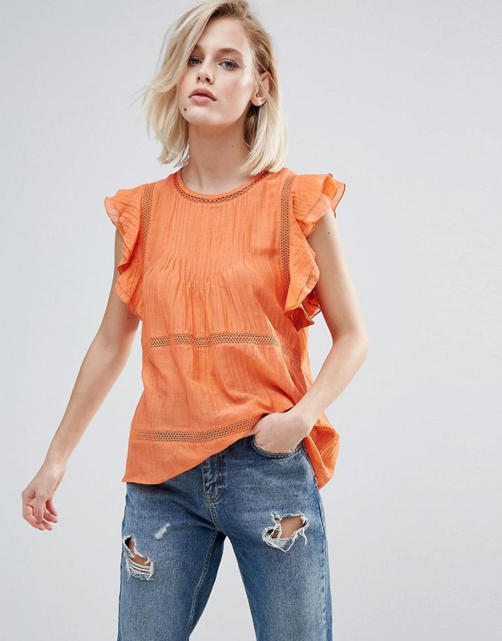 Pepe Jeans Hanna Sleeveless Top - Orange