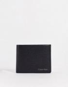 Calvin Klein Bifold Wallet With Coin Pouch In Black