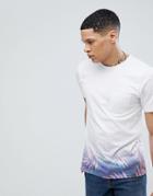 Another Influence Ombre Tropical Print T-shirt - Pink
