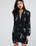 Bec & Bridge Elderflower Shift Dress - Navy
