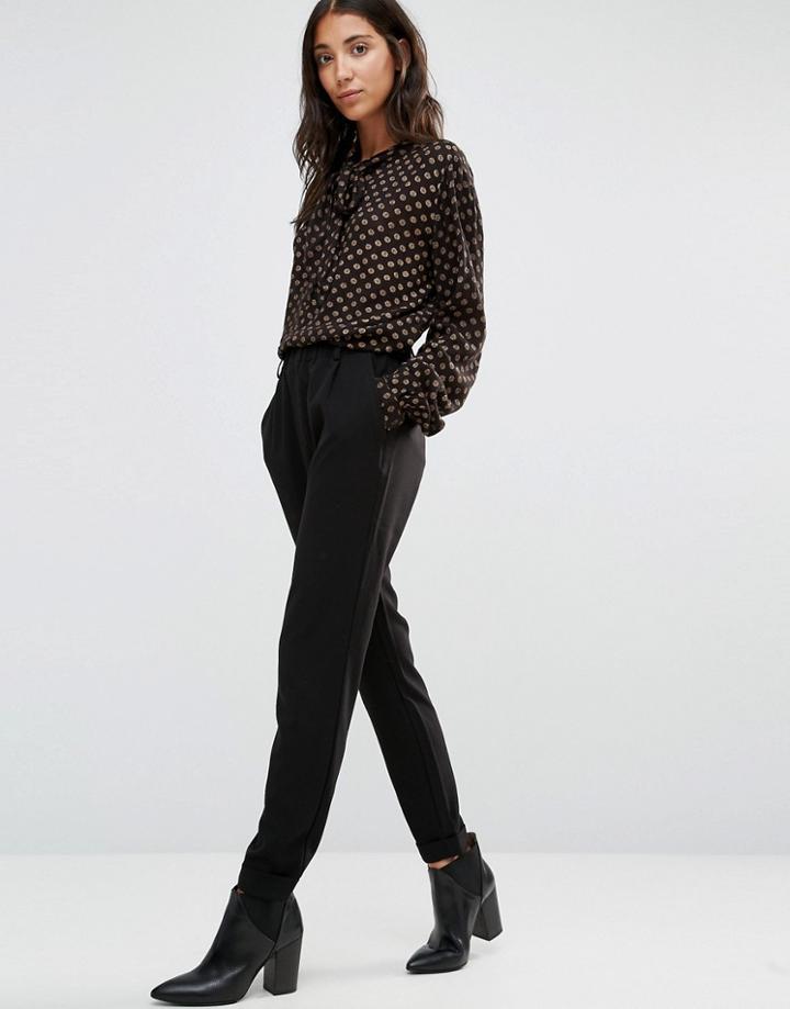 B.young Classic Black Peg Pants - Black