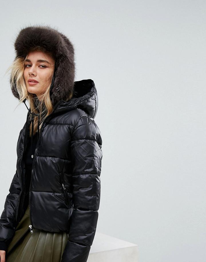 Urbancode Faux Fur Brown Trapper Hat - Brown