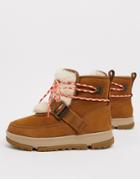 Ugg Classic Weather Hiker Boots In Chestnut-brown