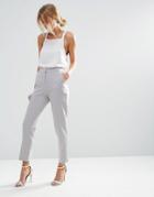 Asos Premium Clean Tailored Pants - Silver