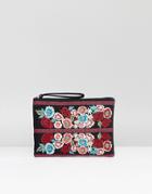 Reclaimed Vintage Inspired Embroidered Floral Clutch Bag - Multi