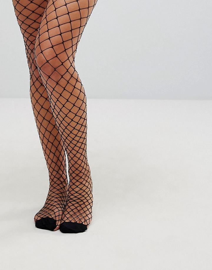 Vero Moda Fishnet Tights - Black