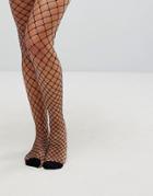 Vero Moda Fishnet Tights - Black