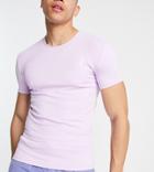 South Beach Recycled Polyester T-shirt In Lilac-purple