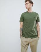 Original Penguin Crewneck T-shirt Small Logo In Green - Green