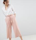Asos Design Mix & Match Culotte With Tie Waist - Pink