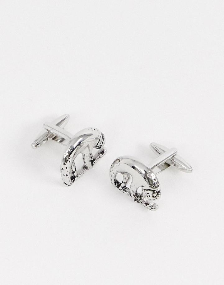 Peter Werth Sloth Cuff Links - Silver