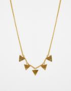 Made Mid Triangle Necklace - Gold