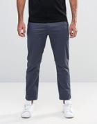 Farah Pant In Stretch Hopsack Slim Fit Gray - Gray